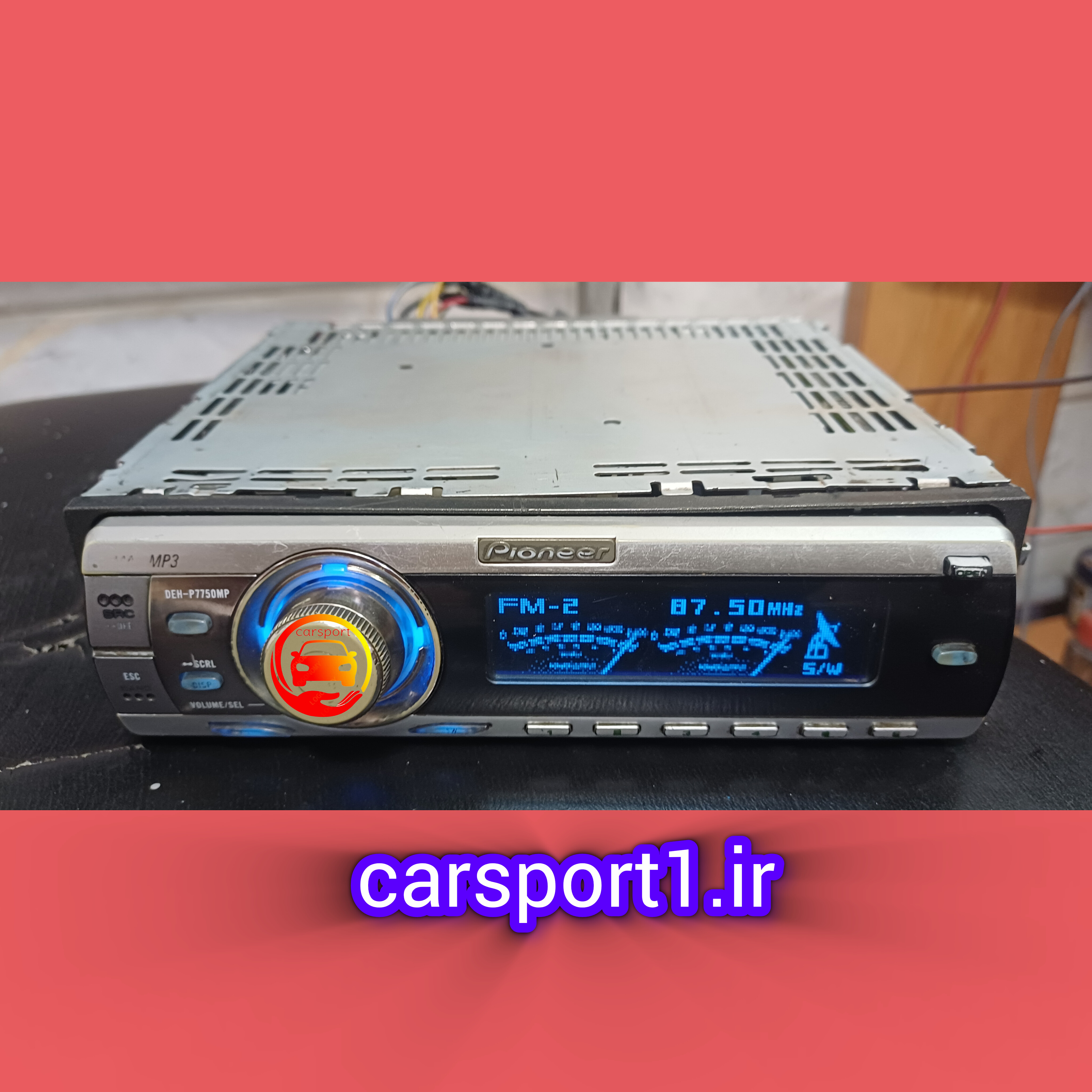 پخش پایونیر دمودار مدلDEH_P7750MP